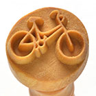 MKM Bicycle 2.5cm wood stamp